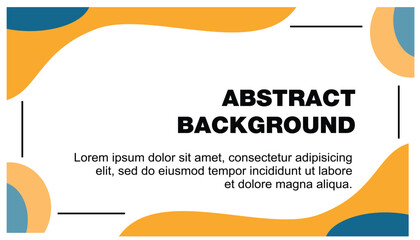 Poster - Vector abstract background with place for your text. Template for advertising. abstract background template for business card, banner, flyer and brochure. Vector illustration.