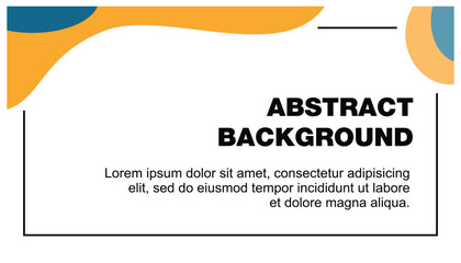 Poster - Vector abstract background with place for your text. Template for advertising. abstract background template for business card, banner, flyer and brochure. Vector illustration.