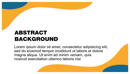 Poster - Vector abstract background with place for your text. Template for advertising. abstract background template for business card, banner, flyer and brochure. Vector illustration.