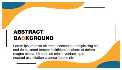 Poster - Vector abstract background with place for your text. Template for advertising. abstract background template for business card, banner, flyer and brochure. Vector illustration.