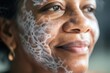 Our next person is a 50 year old stayathome parent with vitiligo on their face, arms, and legs. They have faced stares and questions from other parents at school events, but have never let