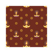 Diwali Themed Seamless Pattern Vector Illustration