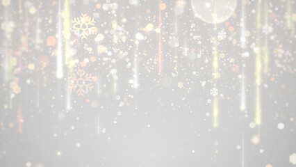 Wall Mural - christmas background with winter snowflakes and particles falling.