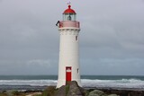 Fototapeta  - Griffiths Island Lighthouse, Port Fairy, Victoria, Australia.
