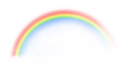 Wall Mural - graphic rainbow with transparent background.