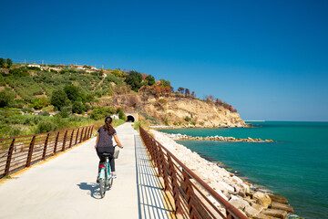 Costa dei Trabocchi cycle route, Italy	