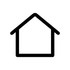 Home homepage icon symbol vector image. Illustration of the house real estate graphic property design image