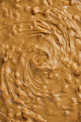 Poster - crunchy peanut butter with pieces of peanuts