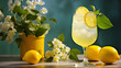 Limoncello spritz cocktail
