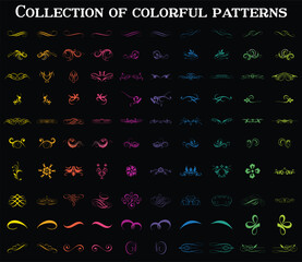 collection of colorful patterns