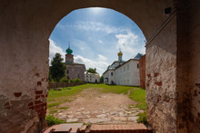 The Main Entrance To The Boris And Gleb Monastery. Yaroslavl Region, Russia