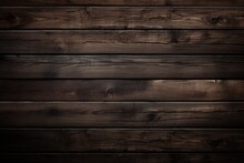 Old Wood Texture. Floor Surface. Dark Wood Background. Wooden Wall, Design Of Dark Wood Background, AI Generated