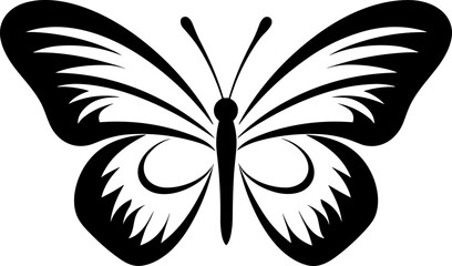 Wall Mural - Butterfly Icon Illustration