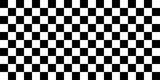 Fototapeta  - black and white checkers
