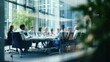 © Sim - business people meeting in glass office