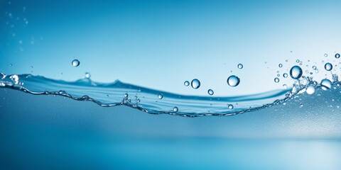 Wall Mural - water splash bubbles background