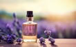 Natural Lavender Oil Essence Bottle