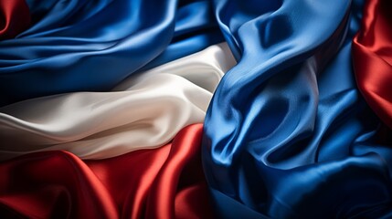 Flag of France. French flag. Tricolor, blue white red, flag colors. French patriotism