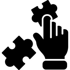 Wall Mural - Puzzle Icon