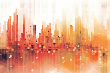 Poster - Abstract wallpaper with graphs