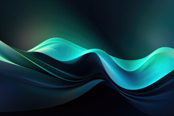 Poster - Abstract wallpaper with waves