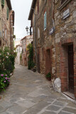 Fototapeta Uliczki - Montefollonico, historic town in Tuscany
