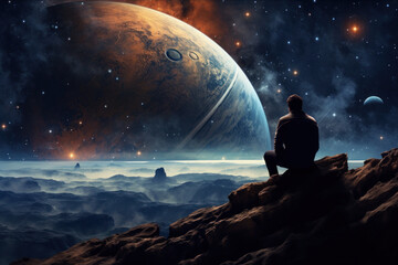 Wall Mural - lost in space