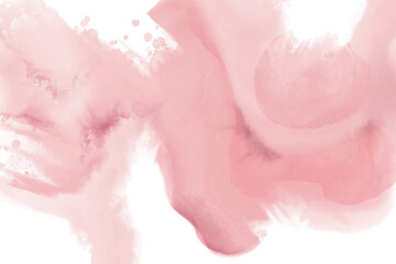 Aufkleber - Abstract horizontal pink watercolor background. Vector element.