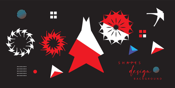 Abstract geometric background with triangles and space for text. Vector illustration.