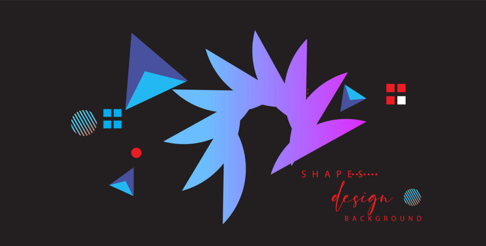 Abstract geometric background with triangles and space for text. Vector illustration.