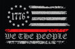 We The People Red Line Since 1776 Betsy Ross Flag Design