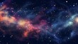 © Nordiah - Asteroid field and stardust in cosmic space sci-fi wallpaper background