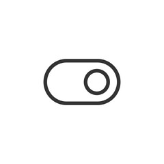 Wall Mural - toggle switch icon. slider symbol modern, simple, vector, icon for website design, mobile app, ui. v