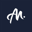 © Payz - initial letter AM logo script