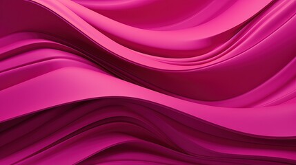 Wall Mural -  an abstract pink background with wavy lines and curves in the center.  generative ai