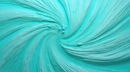 Poster -  a close up view of a blue swirl in the center of the image, with drops of water on the bottom of the swirl and bottom of the swirl.  generative ai