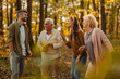 © bernardbodo - Family walking and smiling in the woods