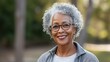 © Krtola  - Portrait of a senior African American woman.