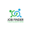 © awaisi - job finder logo design vector format