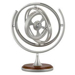 Poster - Gyroscope, 3D rendering isolated on transparent background