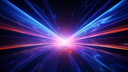 witness a neon-bathed, high-energy singularity in space, forming an abstract backdrop in this 3d ren