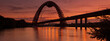 Original name(s): Panorama of Zhivopisniy bridge, Moscow and Moskva river at autumn sunset