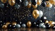 Shimmering Party Atmosphere with Balloons