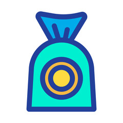 Poster - Lineal color Dollar Money Bag icon