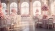 A Radiant Wedding Scene with a Beautiful Couple