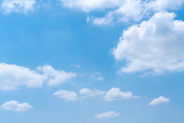 White Clouds In Blue Sky