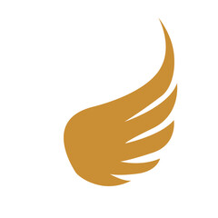 Wall Mural - Gold wings logo