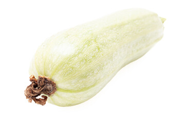 Sticker - Zucchini isolated white background. Close-up