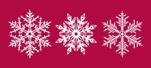 Beautiful Snowflakes Templates For Laser Cutting. Set Of Christmas Decorations.