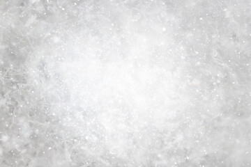 Wall Mural - ice snow crystals background abstract white winter